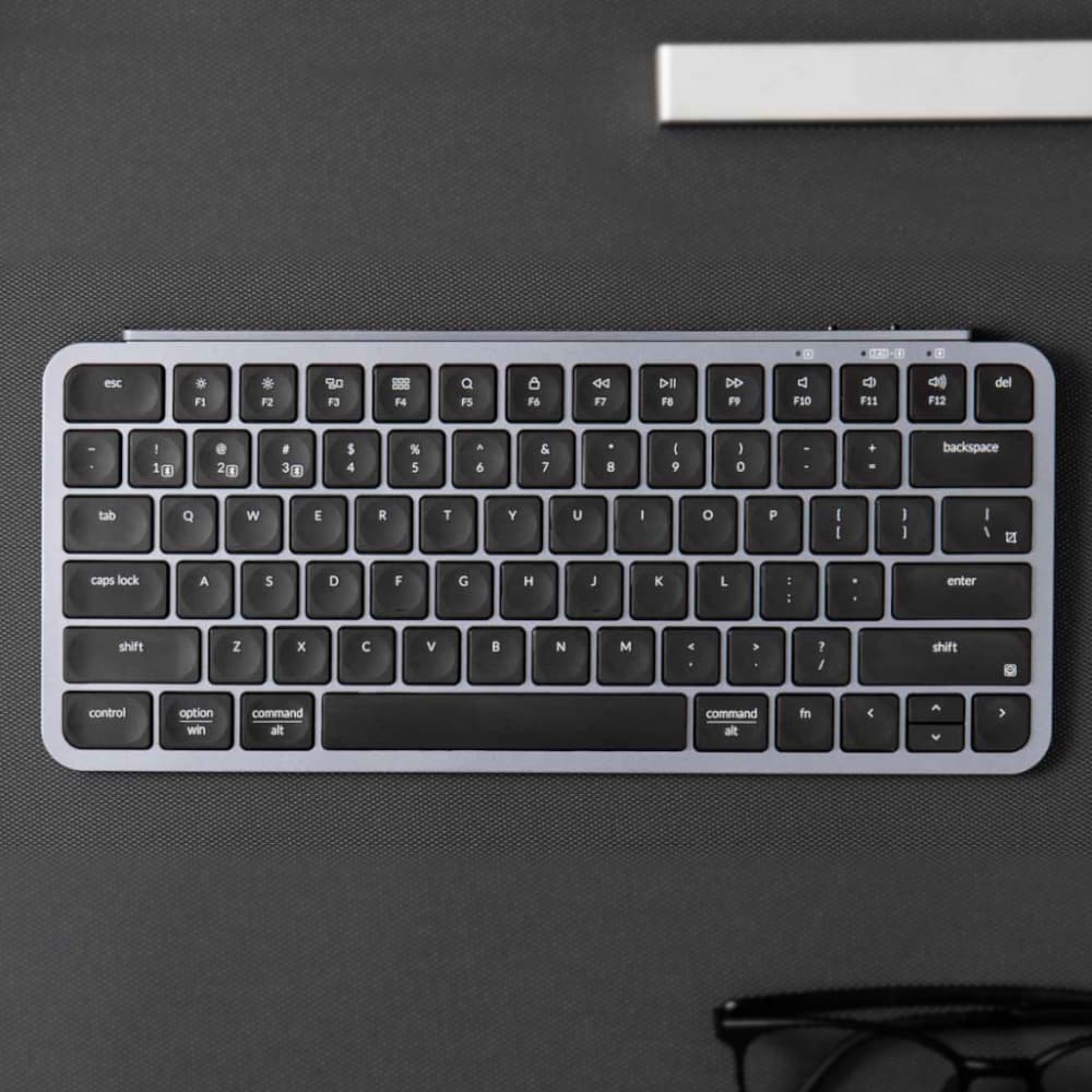 Keychron B1 Pro Ultra-Slim 75% Wireless Keyboard - Space Grey image 6