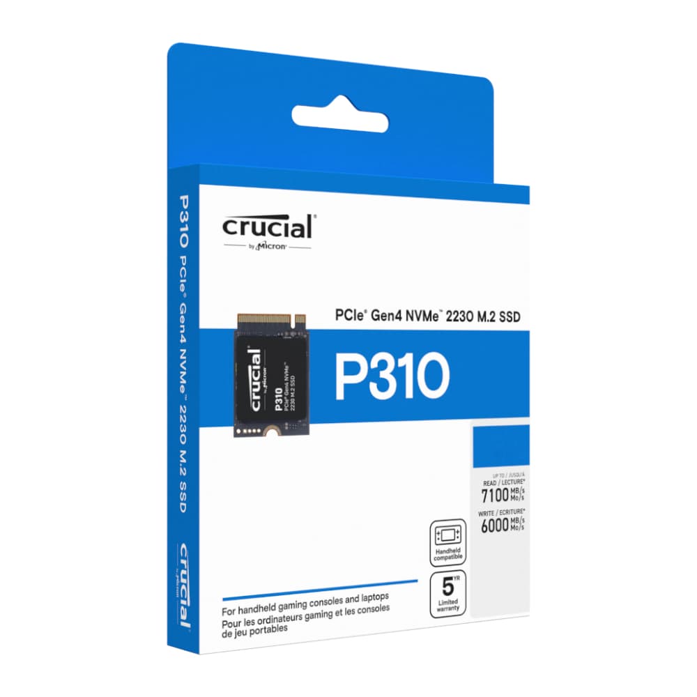 Crucial P310 1TB Gen4 M.2 2230 NVMe 3D NAND SSD image 7