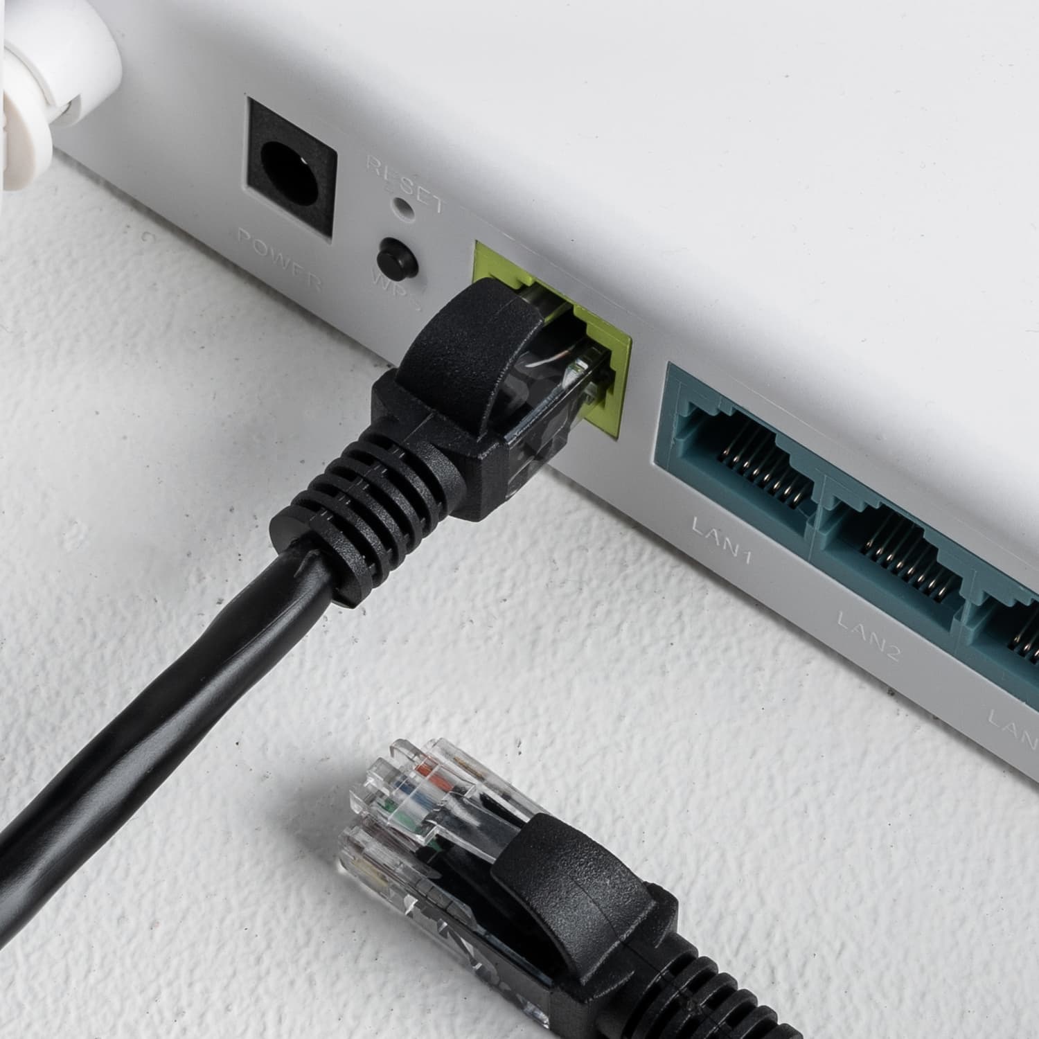 Gizzu Cat6 UTP Fly Lead Ethernet Network Cable 20cm - Black image 3