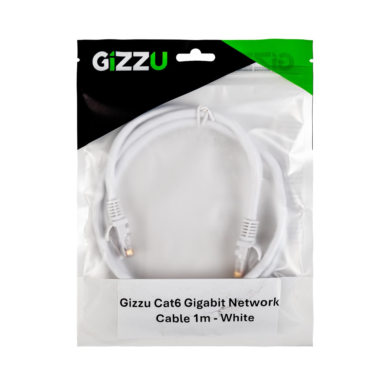 Gizzu Cat6 UTP Fly Lead Ethernet Network Cable 1m – White image 4