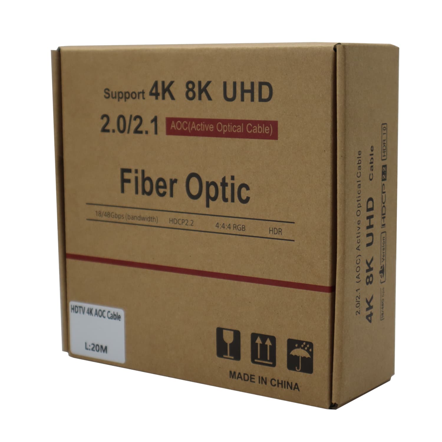 GIZZU 4K Active fibre Optic HDMI Cable 20m image 6