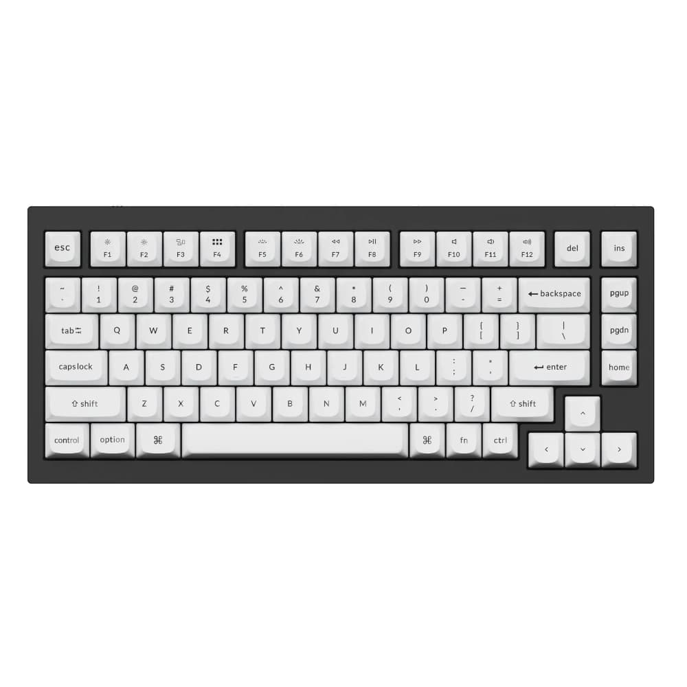 Keychron Double Shot PBT OSA Full Keycap Set - Black/White image 2