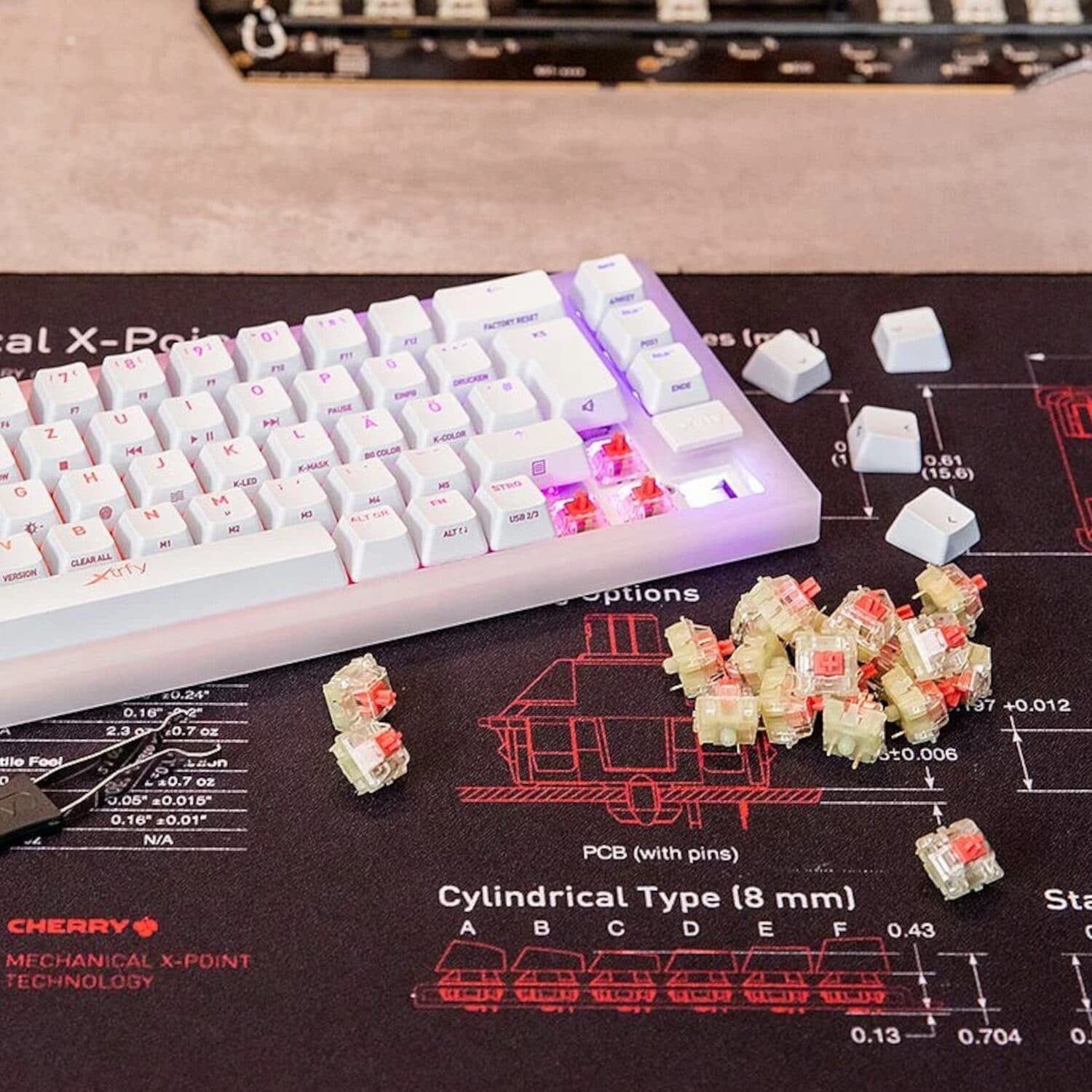 Keychron CHERRY MX2A Silent Red Switch Set image 5