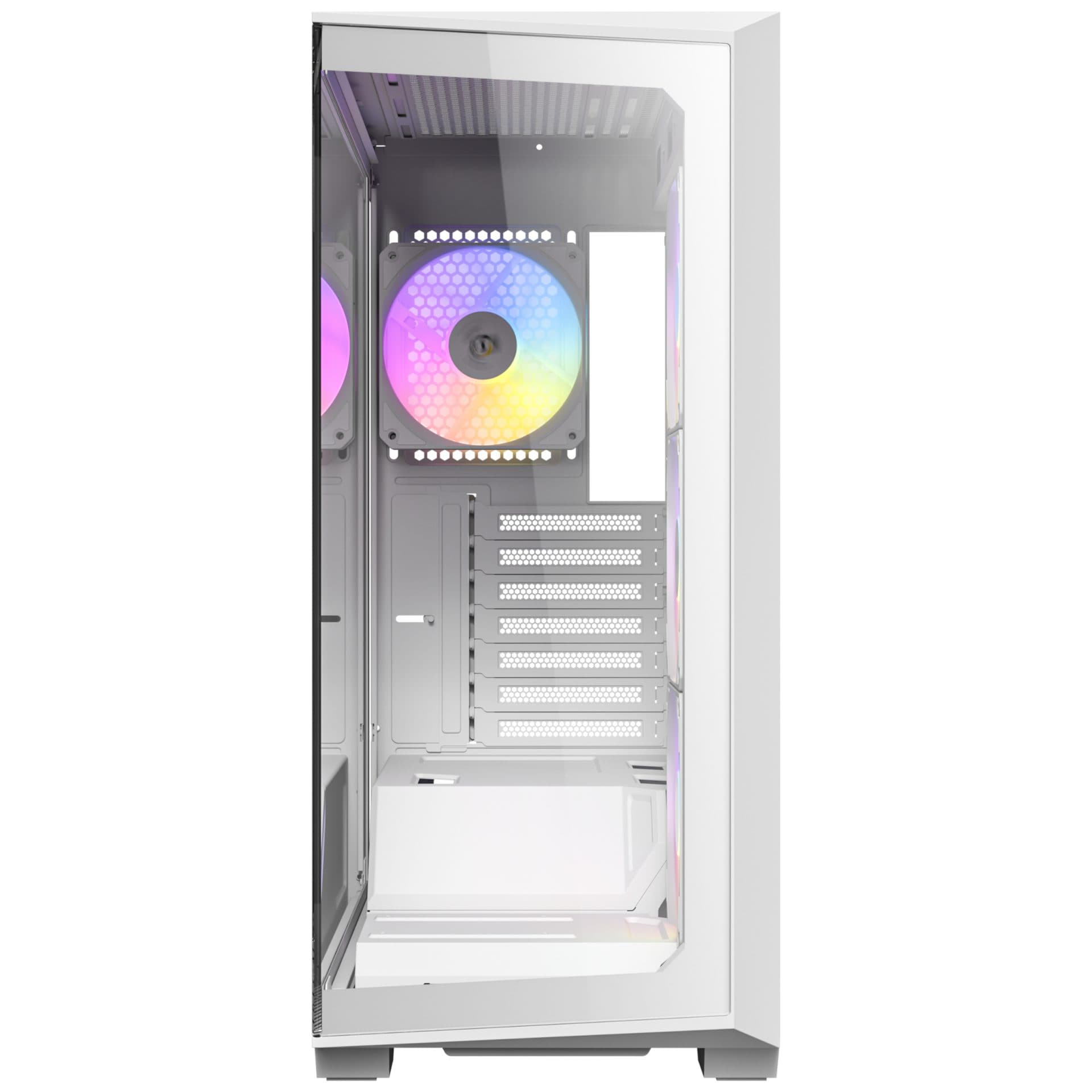 Antec C3 ARGB ATX | Micro-ATX | ITX ARGB Mid-Tower Gaming Chassis – White image 2