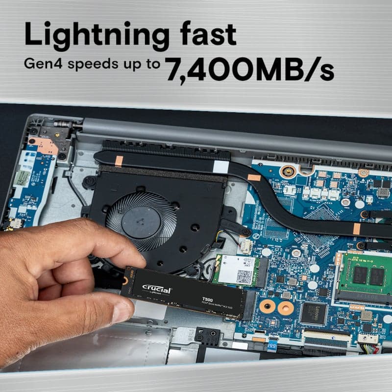 Crucial T500 4TB M.2 NVMe Gen4 NAND SSD image 3