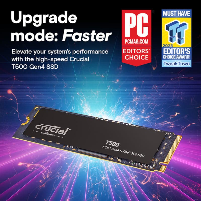 Crucial T500 4TB M.2 NVMe Gen4 NAND SSD image 8
