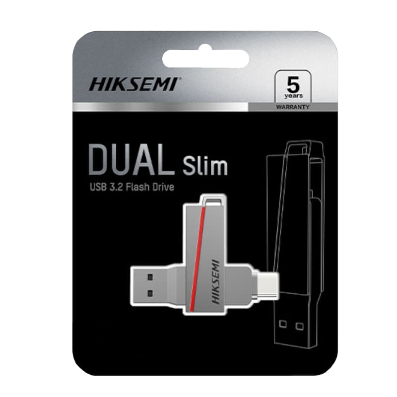 HIKSEMI Dual Slim 32GB USB3.2 Flash Drive image 4