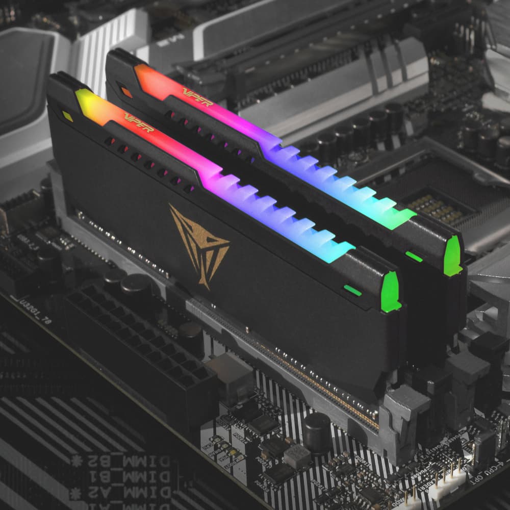 Patriot Vipersteel 32GB KIT (2x16GB) 3600MHz DDR4 Desktop Gaming Memory RGB image 5