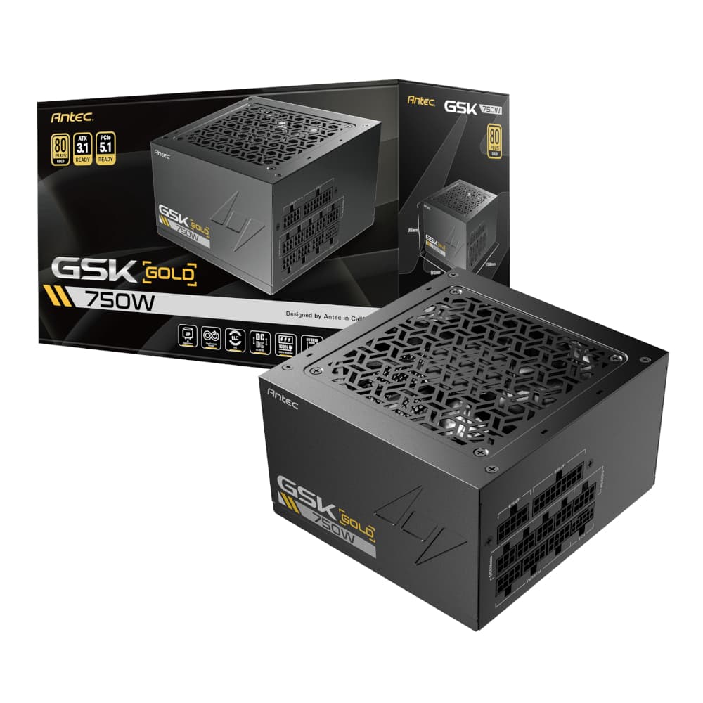 Antec GSK 750W PCIe 5.1 Gen5 80 PLUS Gold Fully Modular Power Supply image 5