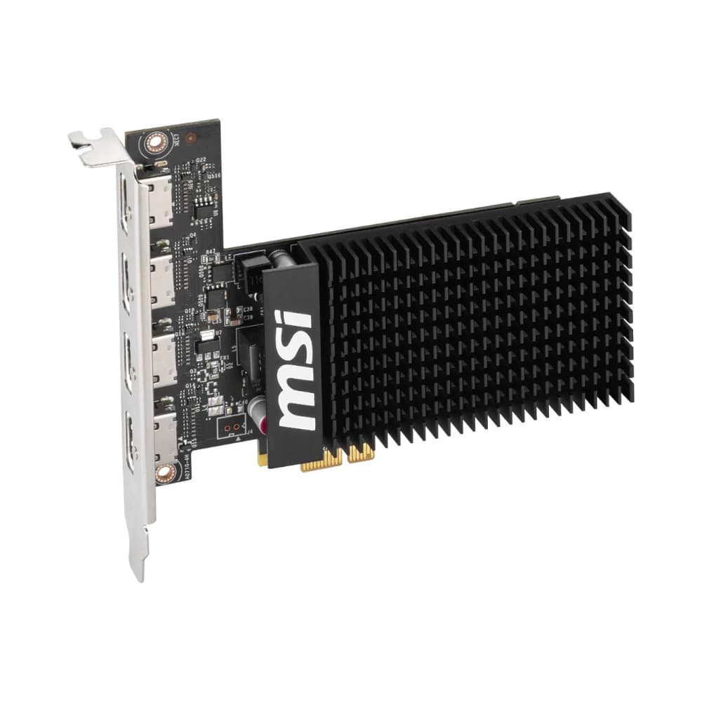 MSI Nvidia GeForce GT 710 2GD3H 2GB 64-BIT 4x HDMI Graphics Card image 3