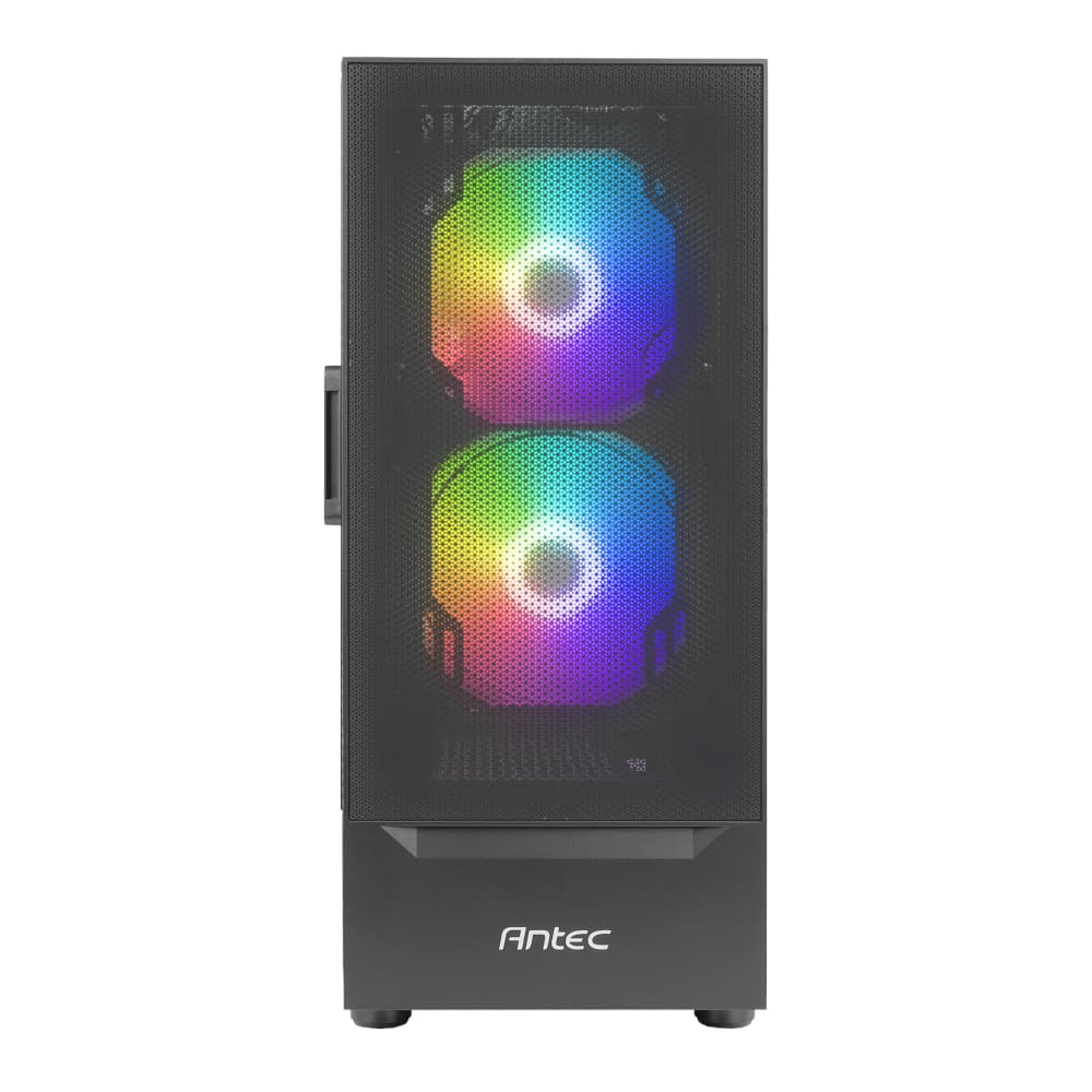 Antec NX410 V2 ATX | Micro-ATX | ITX ARGB Mid-Tower Gaming Chassis - Black image 2