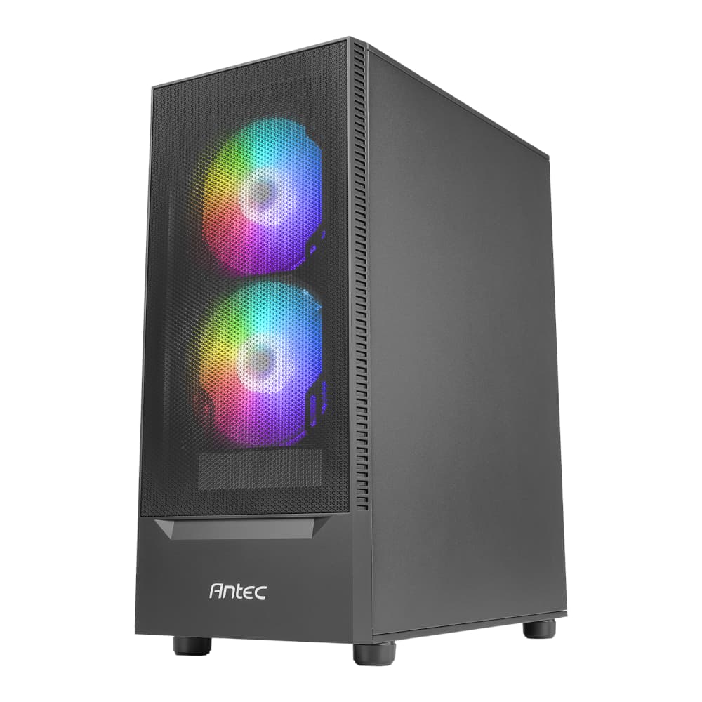 Antec NX410 V2 ATX | Micro-ATX | ITX ARGB Mid-Tower Gaming Chassis - Black image 3