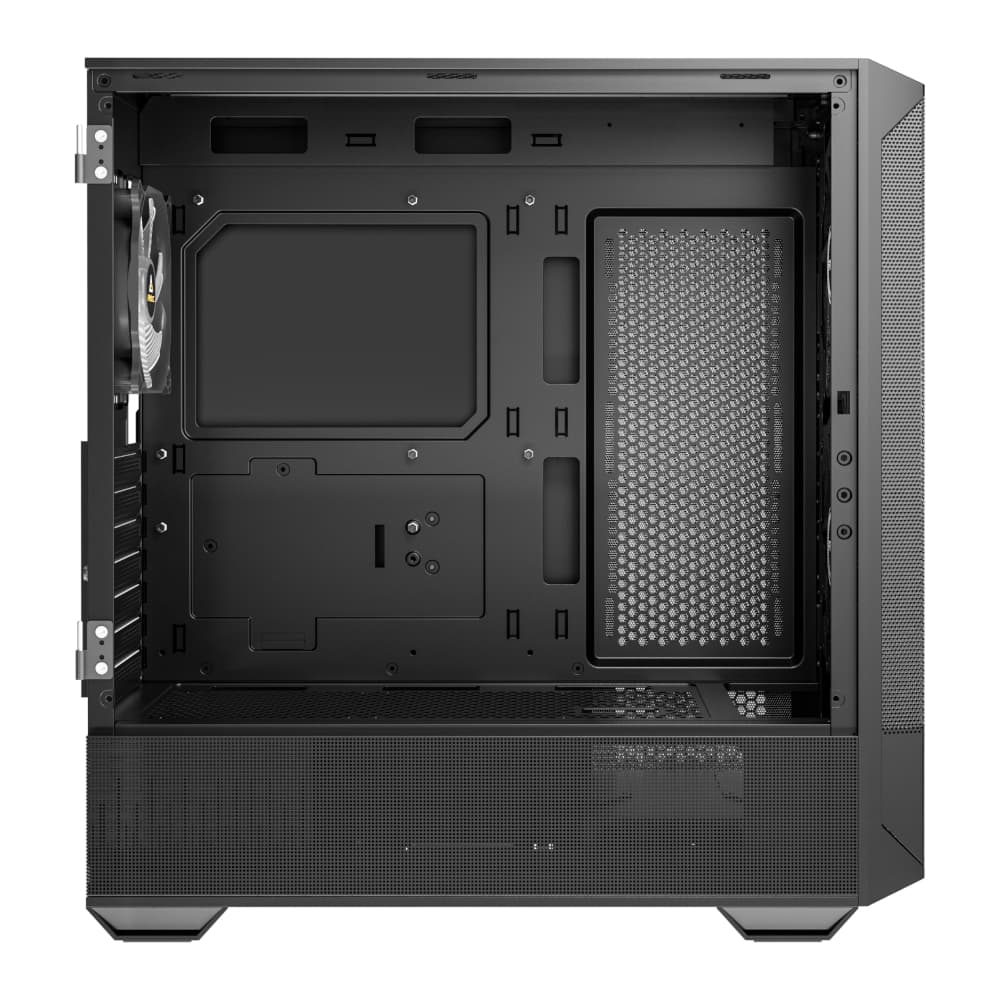 Antec NX416L ATX | Micro-ATX | ITX ARGB Mid-Tower Gaming Chassis - Black image 4