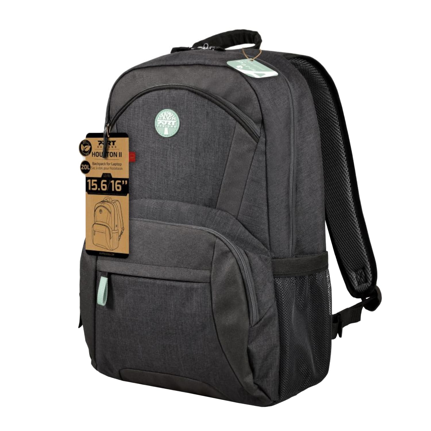 Port Designs Houston II ECO 15.6" Laptop Backpack