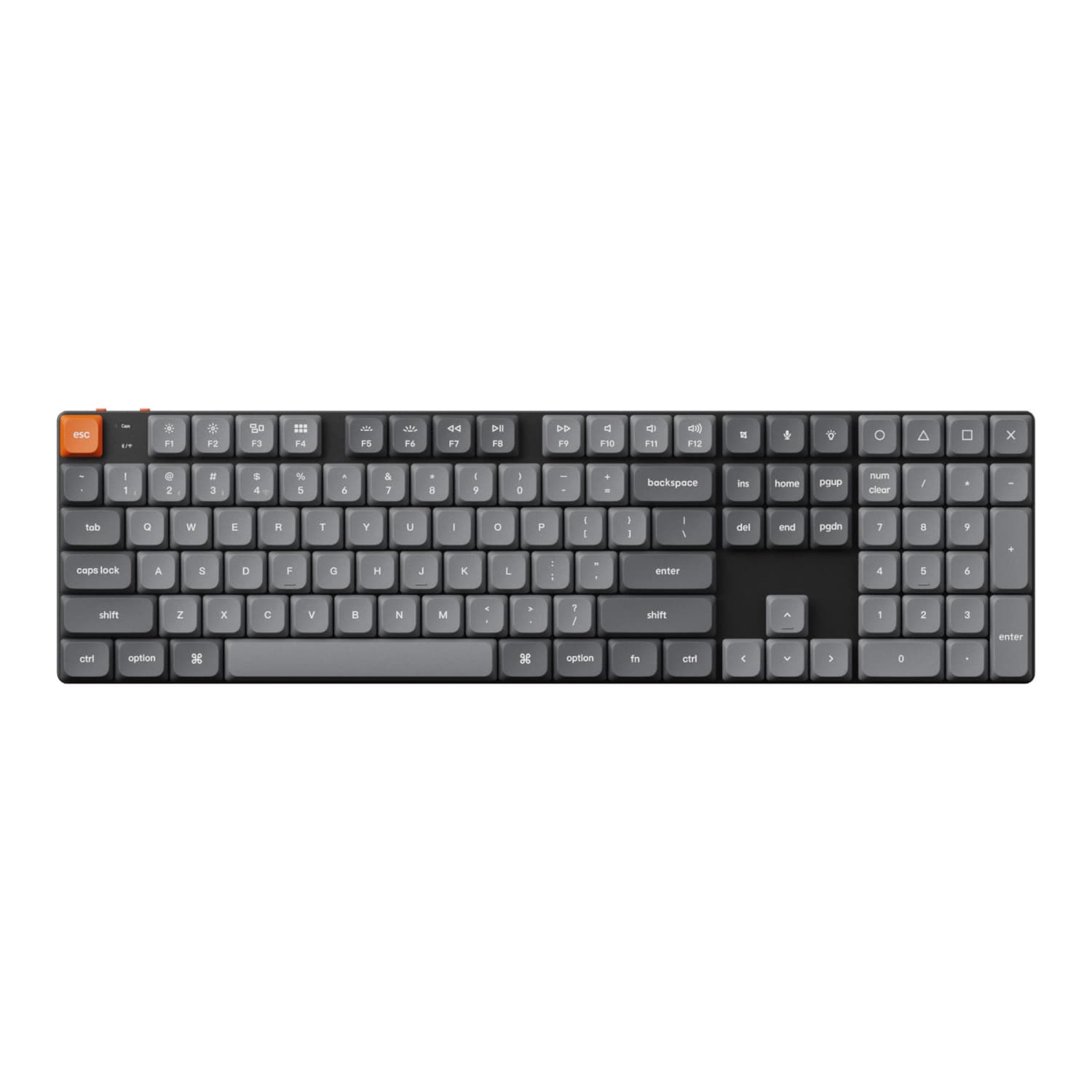 Keychron K5 Max QMK/VIA Full-sized Wireless Custom Mechanical Keyboard | BROWN Switches image 2