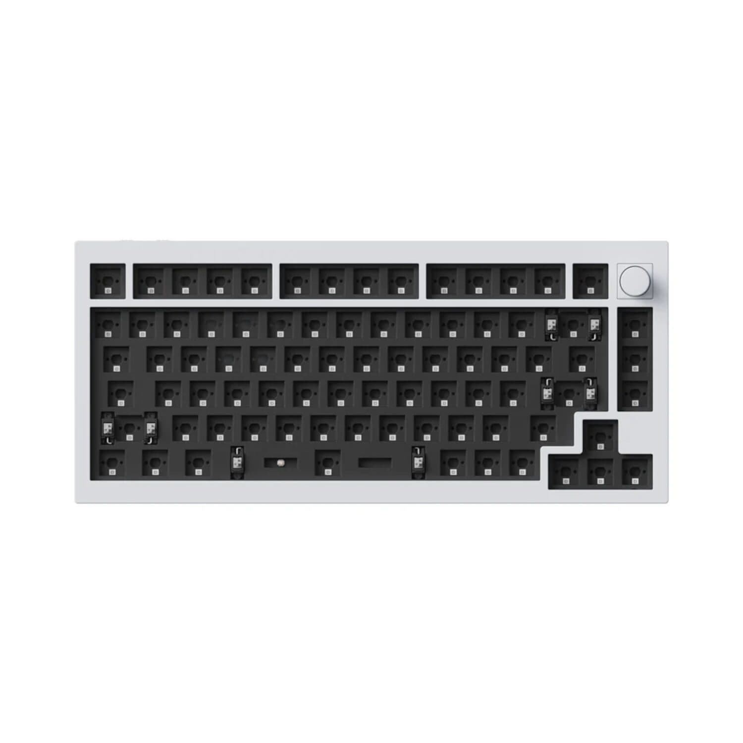 Keychron Q1H-P1 QMK Wireless Custom Keyboard - White image 2