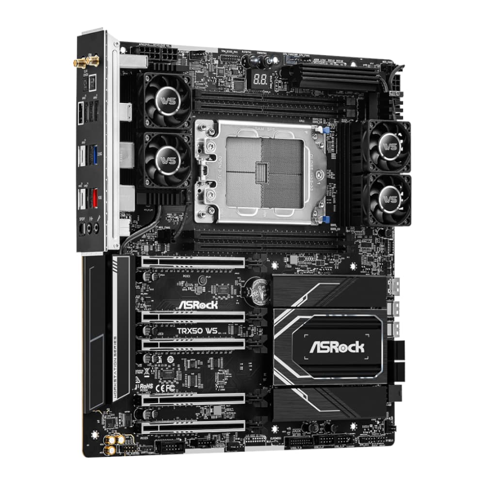 ASRock TRX50 WS AMD TR5 EATX Gaming Motherboard image 3