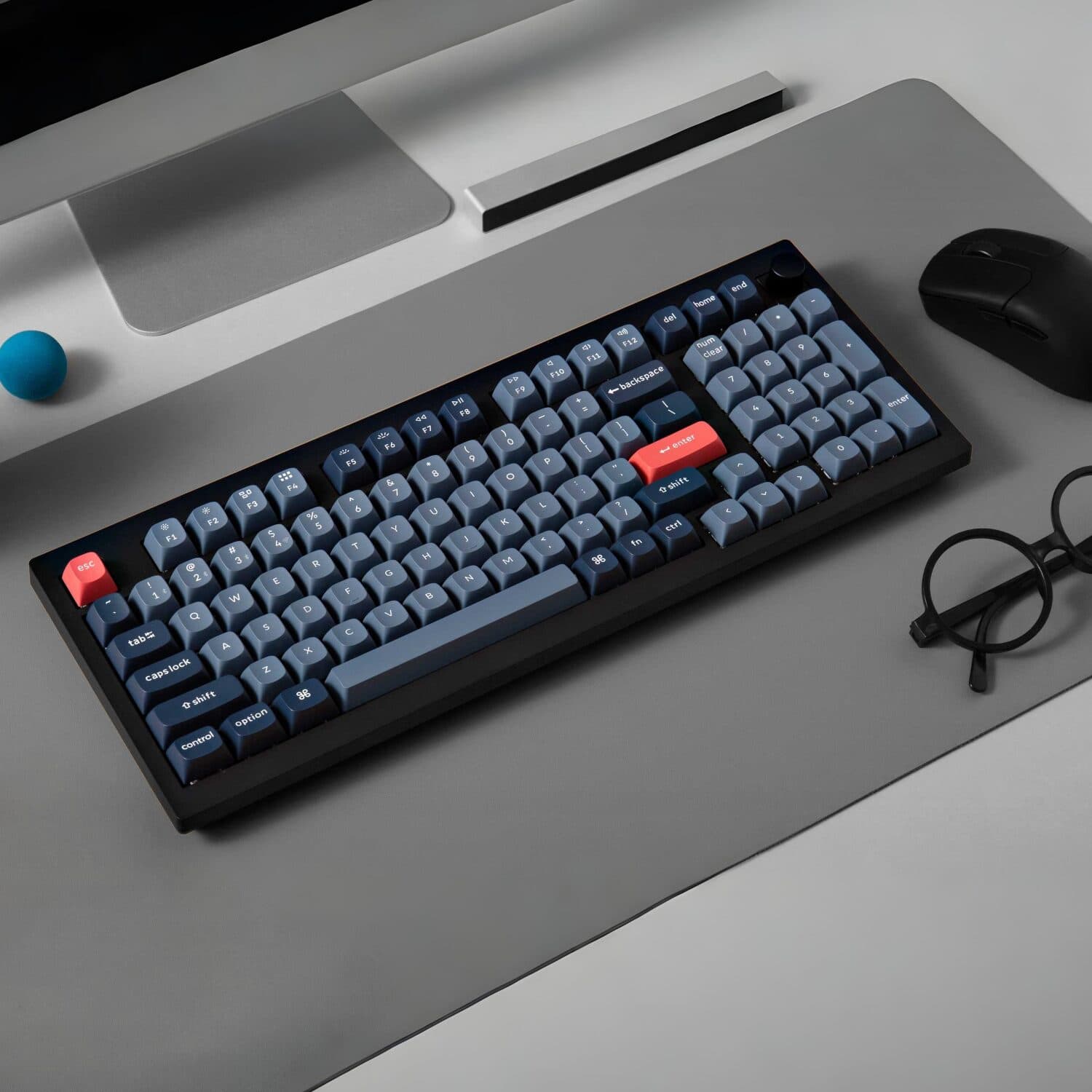 Keychron V5 Max Wireless Custom Keyboard - BROWN Switch image 4