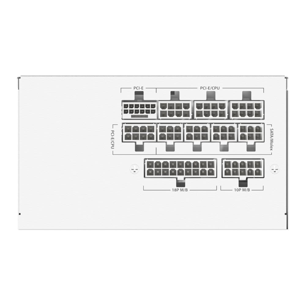Antec GSK 850W GEN5 ATX3.1 and PCIE5.1 80 Plus Gold Fully Modular White image 6