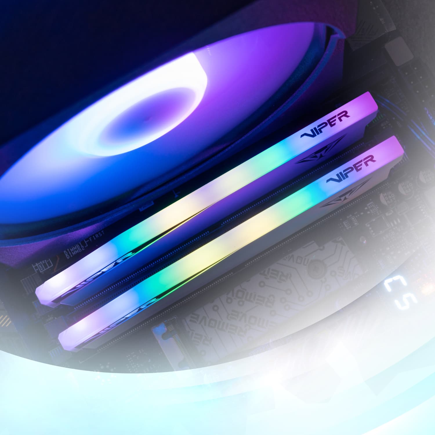 Patriot Viper Elite 5 RGB 32GB 6000MHz DDR5 Desktop Gaming Memory Kit - White image 5
