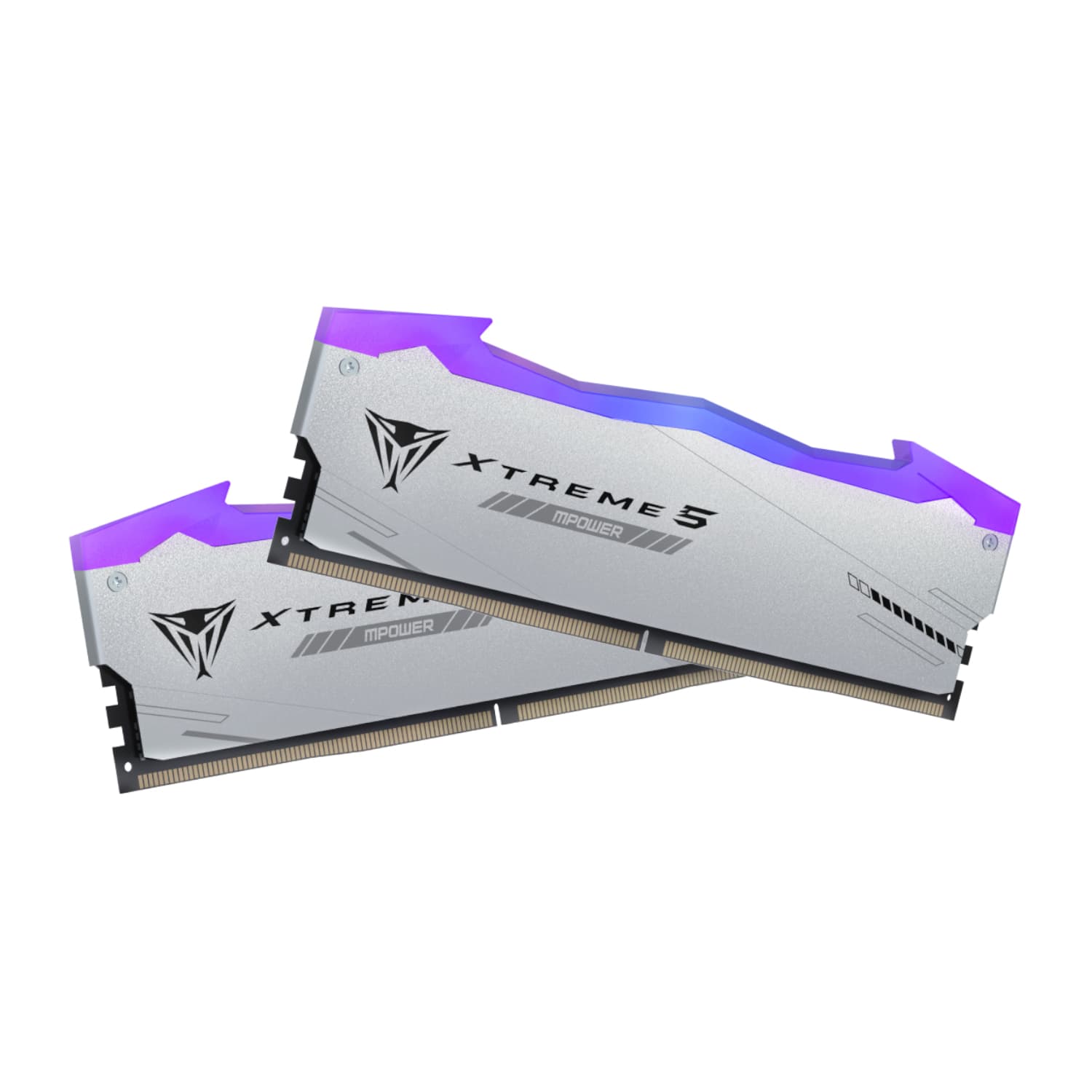 Patriot Viper Xtreme 5 RGB MPower 32GB 6000MHz DDR5 Desktop Gaming Memory Kit - Silver image 2