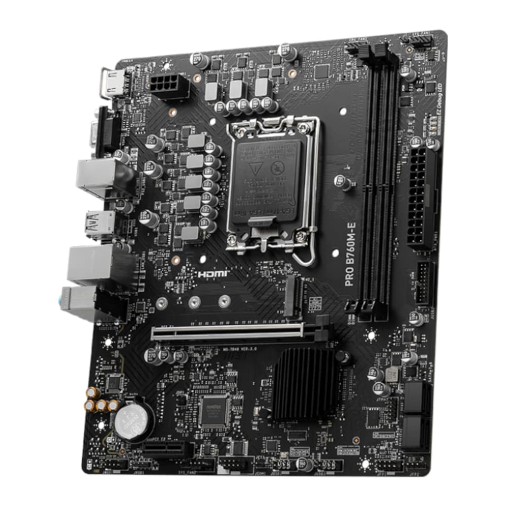 MSI B760M-E PRO DDR5 LGA1700 M-ATX Motherboard image 3