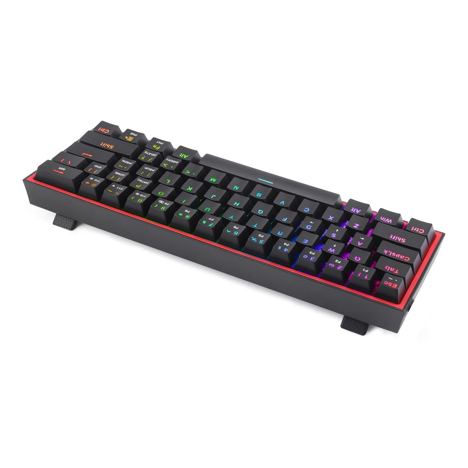Redragon K617 FIZZ 60% Wired RGB Gaming Keyboard - Black image 2