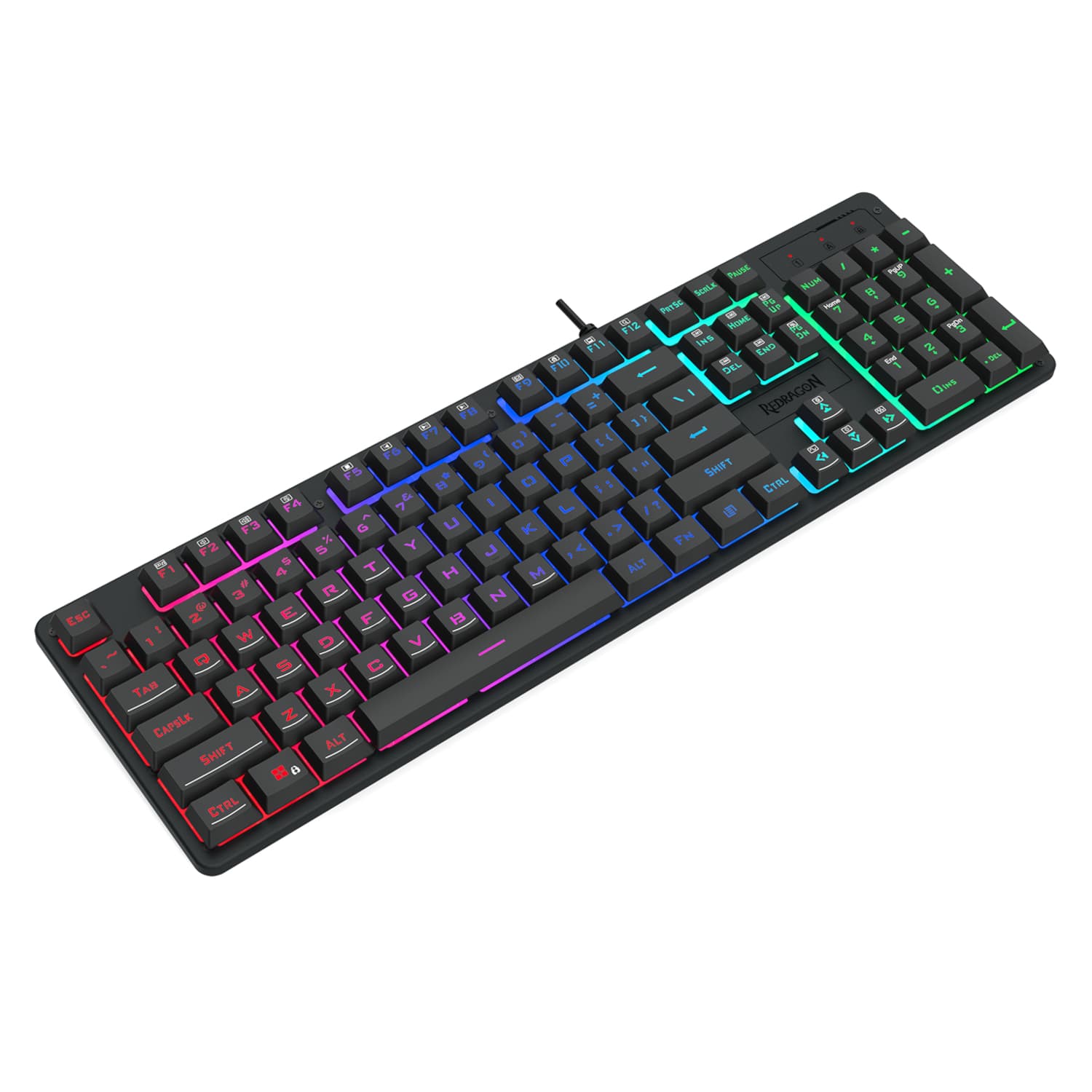 Redragon K521 RGB NETHERBANE 104-Key Membrane Gaming Keyboard image 2