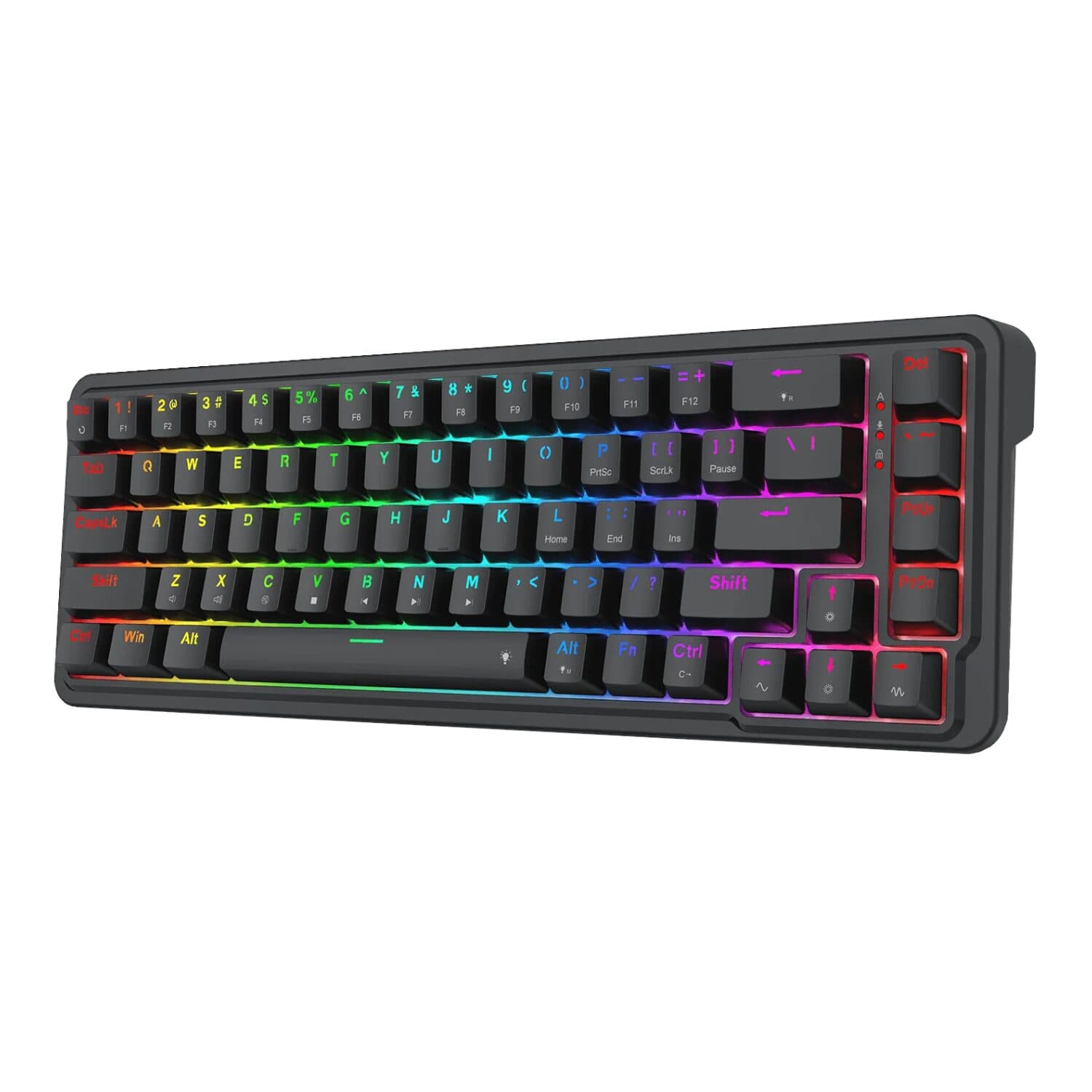 Redragon NOVA K709 65% Wired Gasket RGB Gaming Keyboard - Black image 2