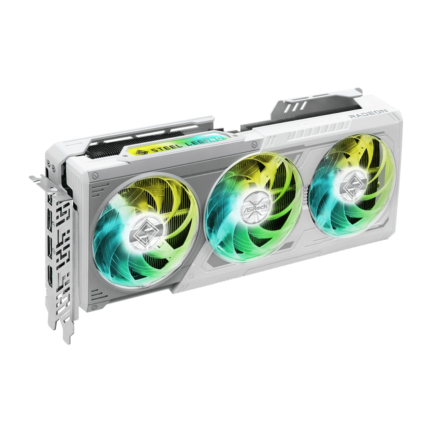 ASRock AMD Radeon RX 9070 XT Steel Legend 16GB Graphics Card image 3