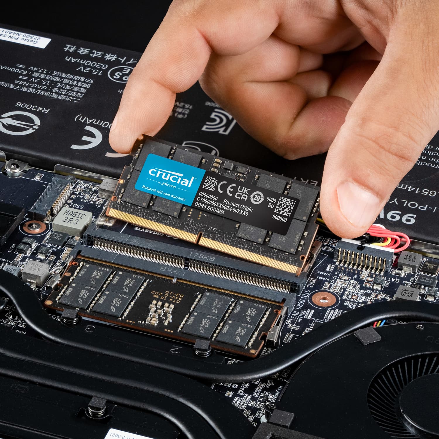 Crucial 64GB 5600MHz DDR5 SODIMM Notebook Memory image 5