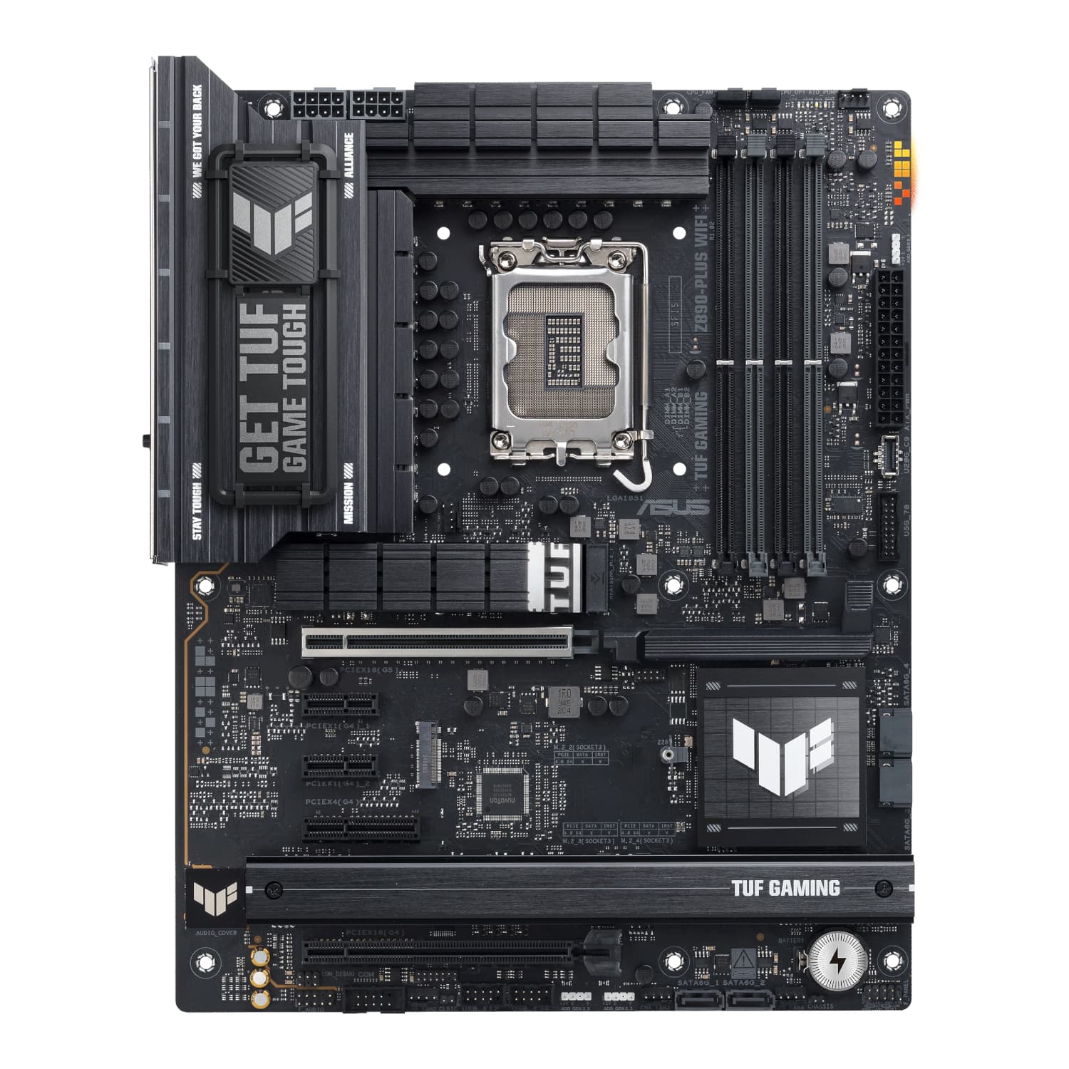 Asus TUF Gaming Z890-PLUS WIFI Intel LGA1851 ATX Gaming Motherboard image 2