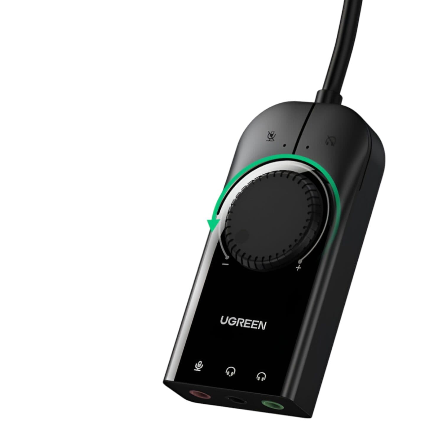 UGREEN CM129-40964 USB-A to 3.5mm External Stereo Sound Adapter - Black image 3