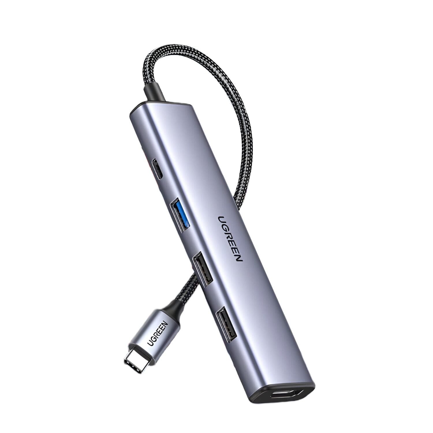 UGREEN Revodok 5-in-1 Type-C Hub | 4K HDMI | Type-C | USB3.0 | USB2.0 image 2