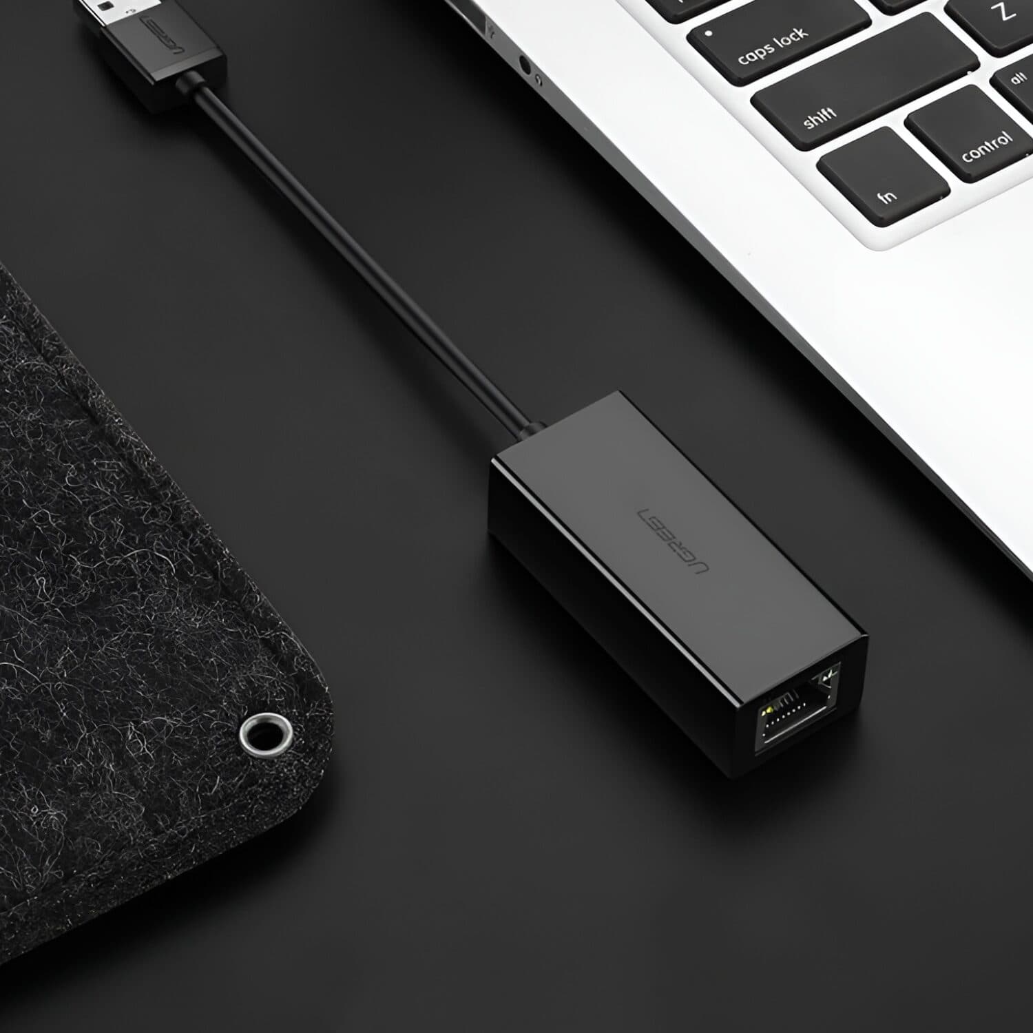 UGREEN CM111 USB3.0 to RJ5 Gigabit Ethernet Adapter - Black image 5