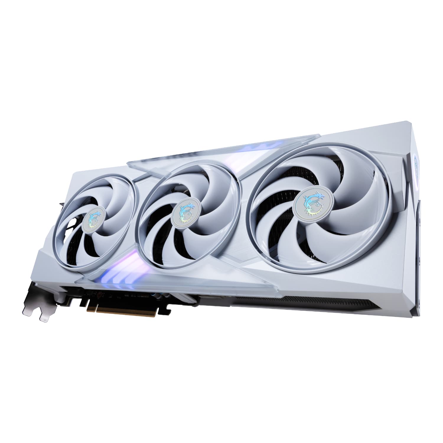 MSI GeForce RTX 5070 GAMING TRIO OC 12GB Graphics Card – White image 3