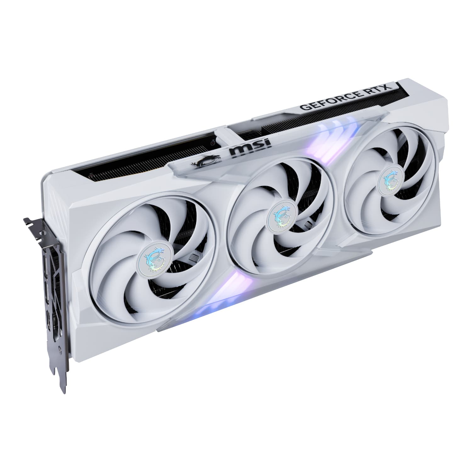 MSI GeForce RTX 5070 GAMING TRIO OC 12GB Graphics Card – White image 4