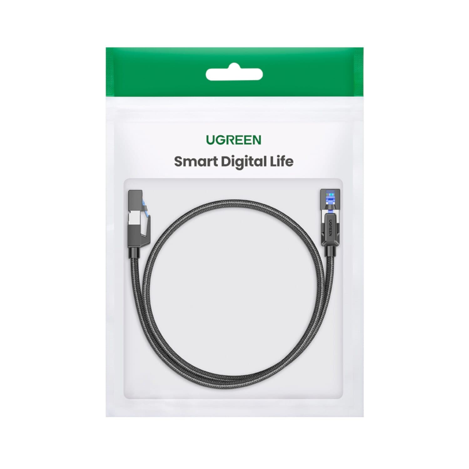 UGREEN Cat8 Nylon Braided Ethernet Cable - 40Gbps with Modular Plugs - 2m image 5