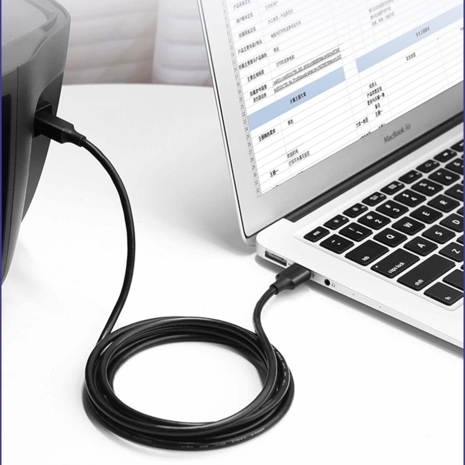 UGREEN US135 USB 2.0 to USB-B Printer Cable, 480Mbps - 3m image 5