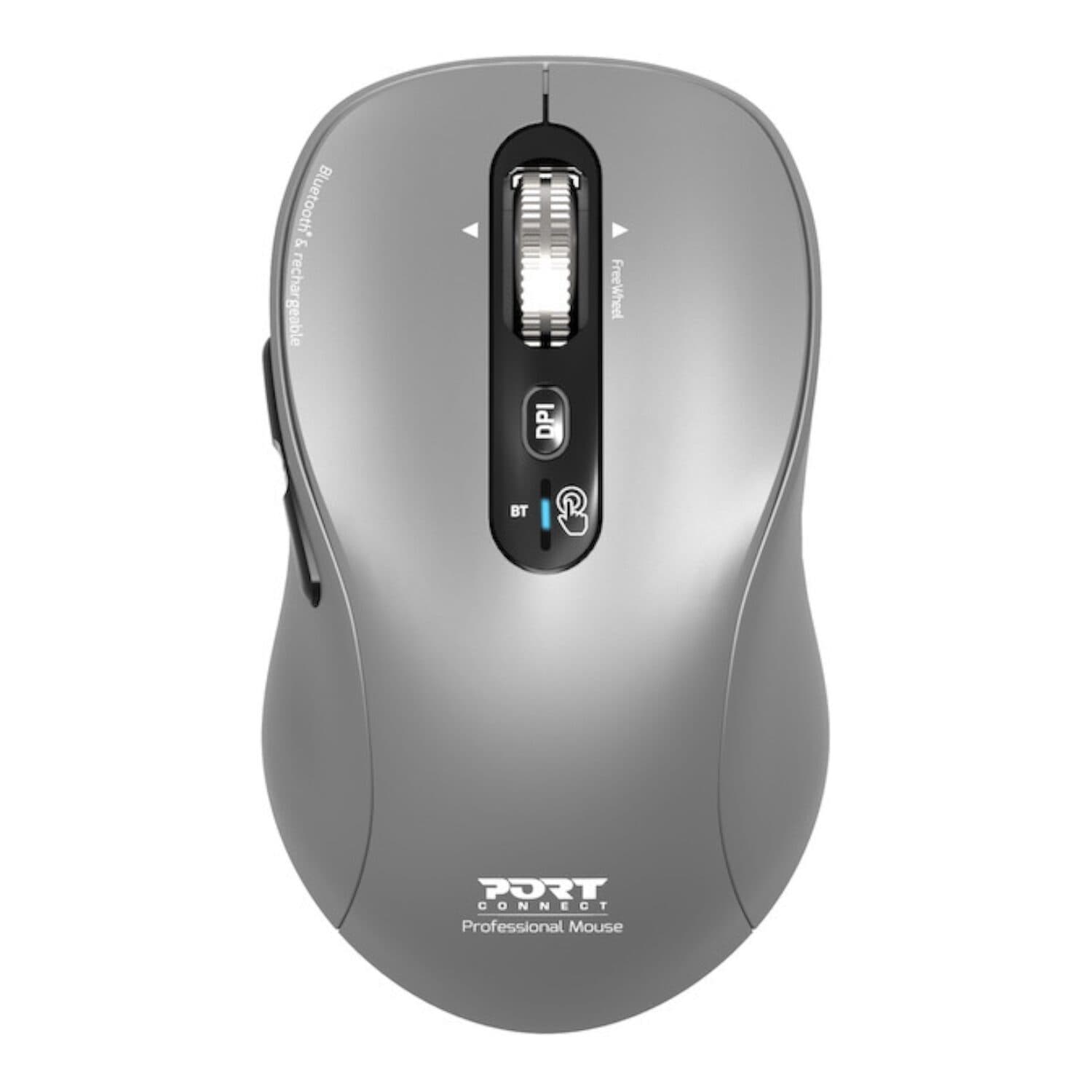 Port Connect Wireless Bluetooth Expert and Mac Mouse - Grey