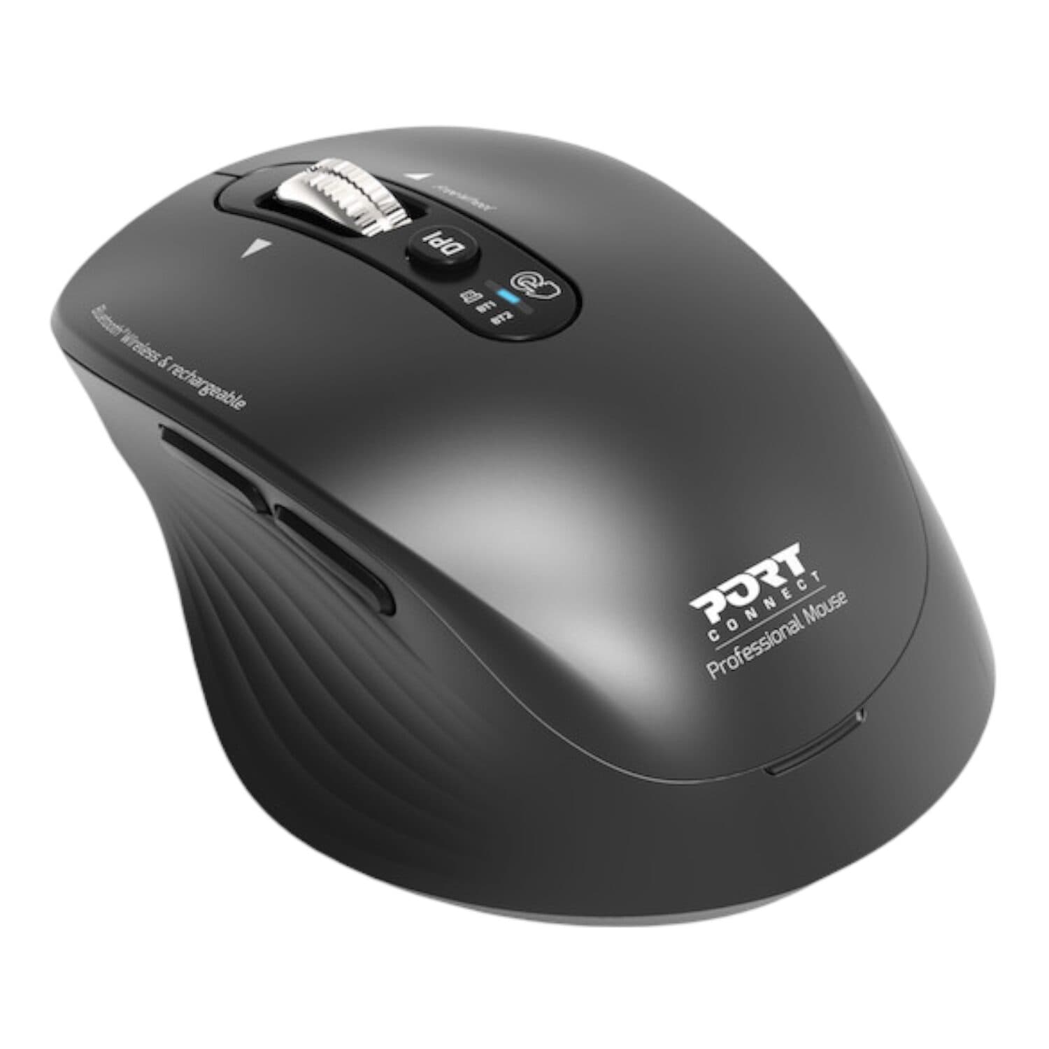 Port Connect Business 2.4GHz Rechargeable Bluetooth Wireless Mouse - Black image 5