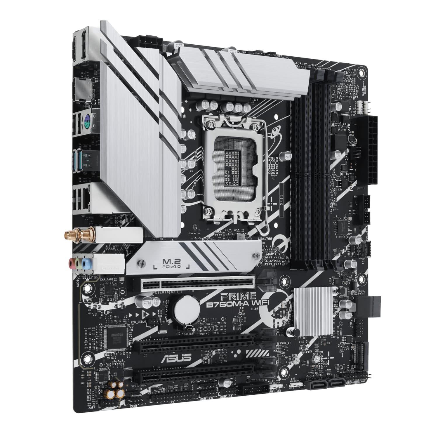 Asus PRIME B760M-A WIFI Intel LGA1700 M-ATX Motherboard image 3