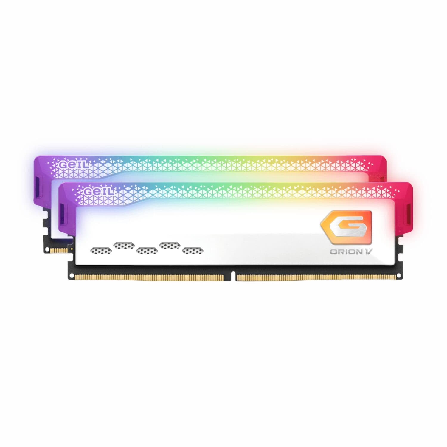 GeIL Orion 32GB Kit(2x16GB) 6000MHz RGB DDR5 RAM - White image 2