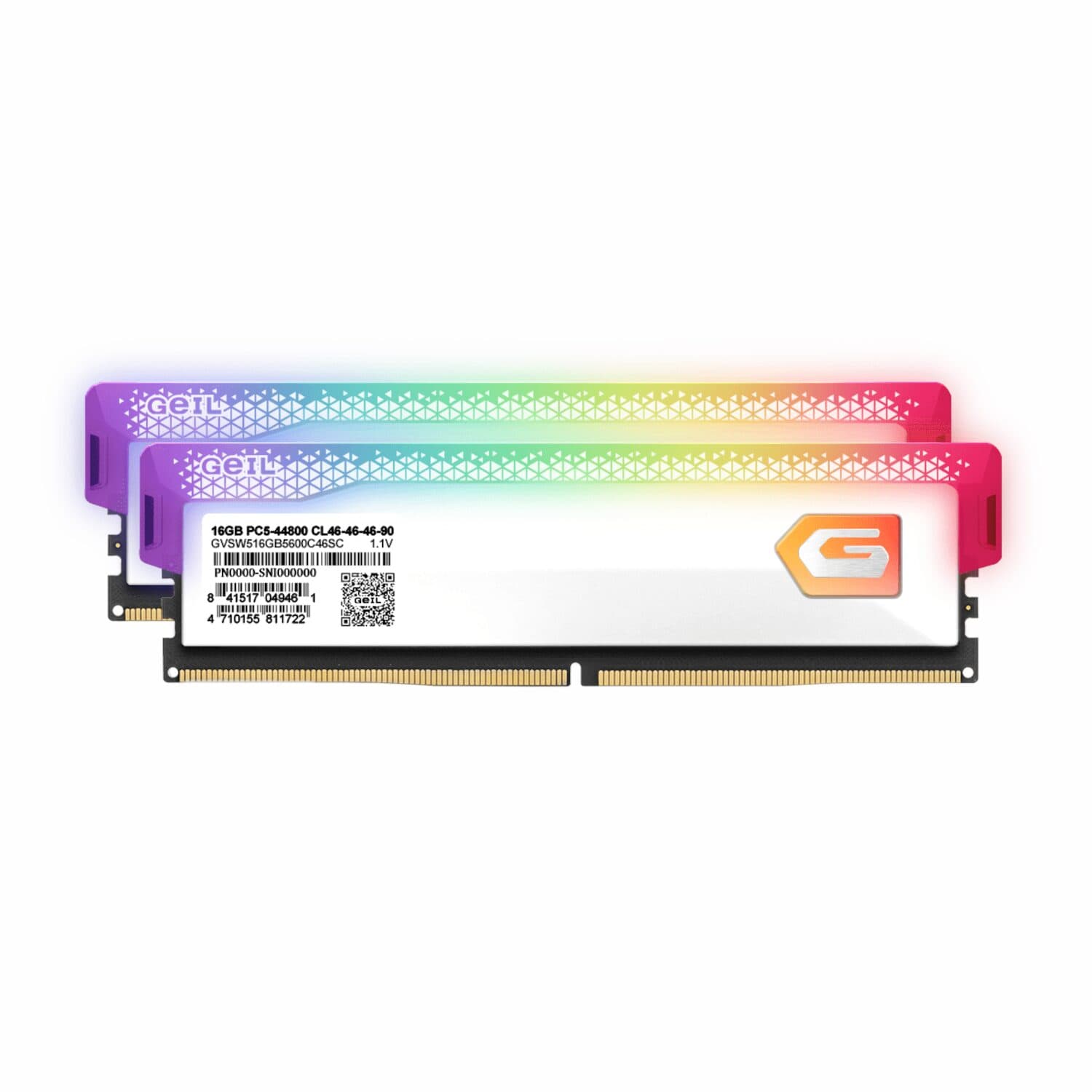 GeIL Orion 32GB Kit(2x16GB) 6000MHz RGB DDR5 RAM - White image 3
