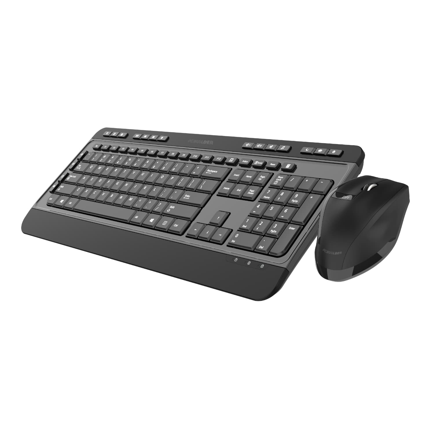 PCBuilder ALPHA Silent Wireless Keyboard and Mouse Combo image 5