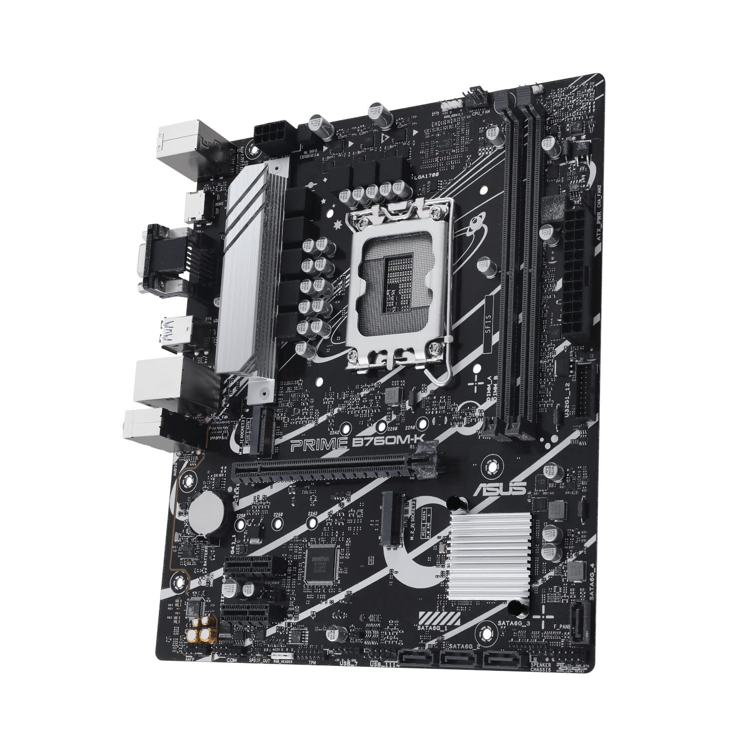 Asus PRIME B760M-K LGA1700 mATX Motherboard image 3