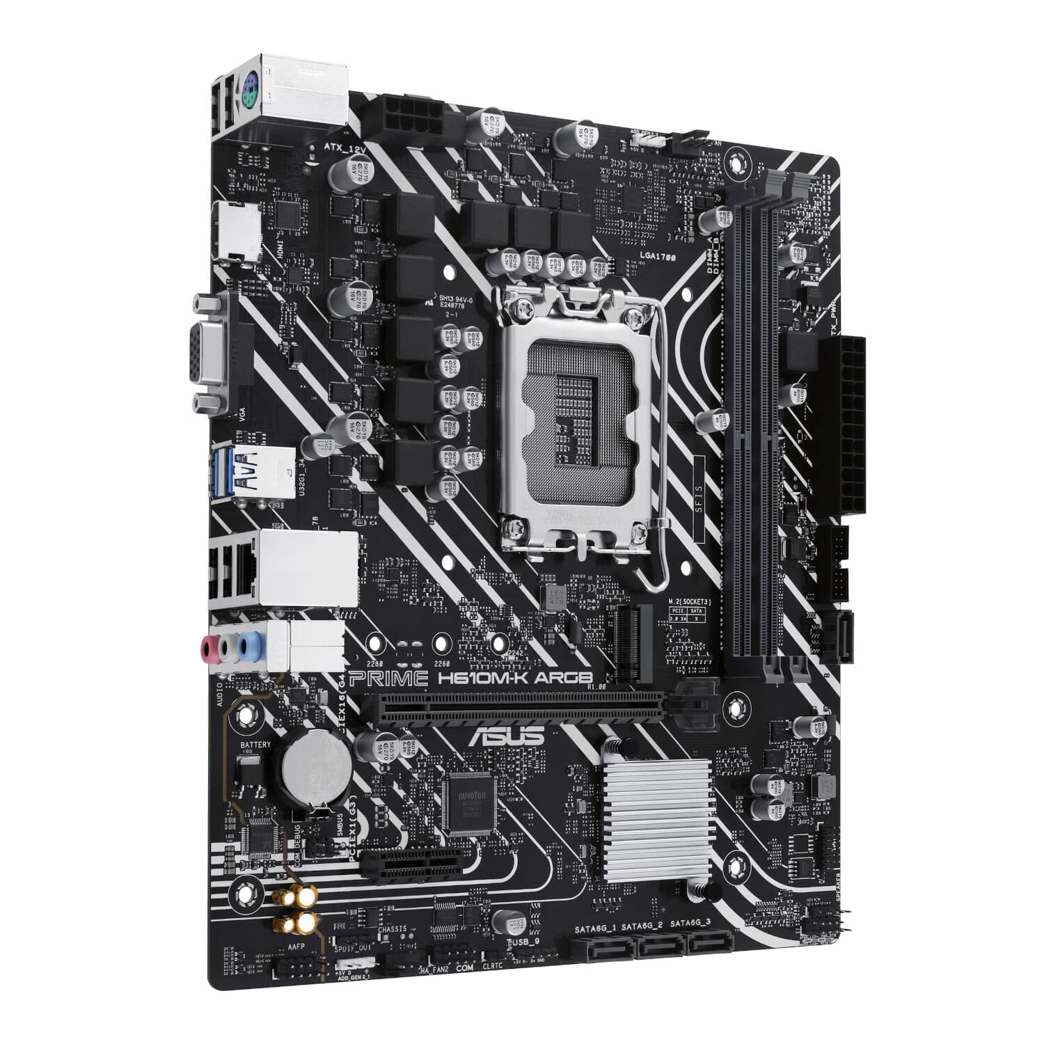 Asus PRIME H610M-R DDR5 LGA1700 Micro-ATX Motherboard image 3