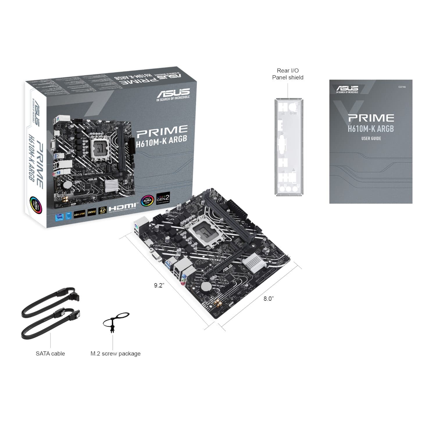 Asus PRIME H610M-R DDR5 LGA1700 Micro-ATX Motherboard image 7