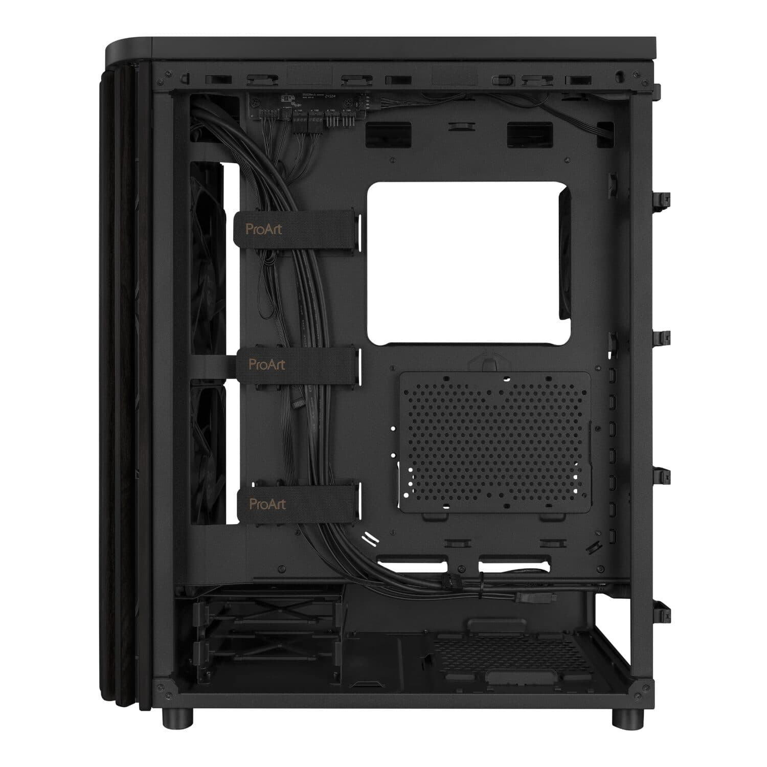 ASUS ProArt PA401 Wood Edition ATX Chassis - Black image 6