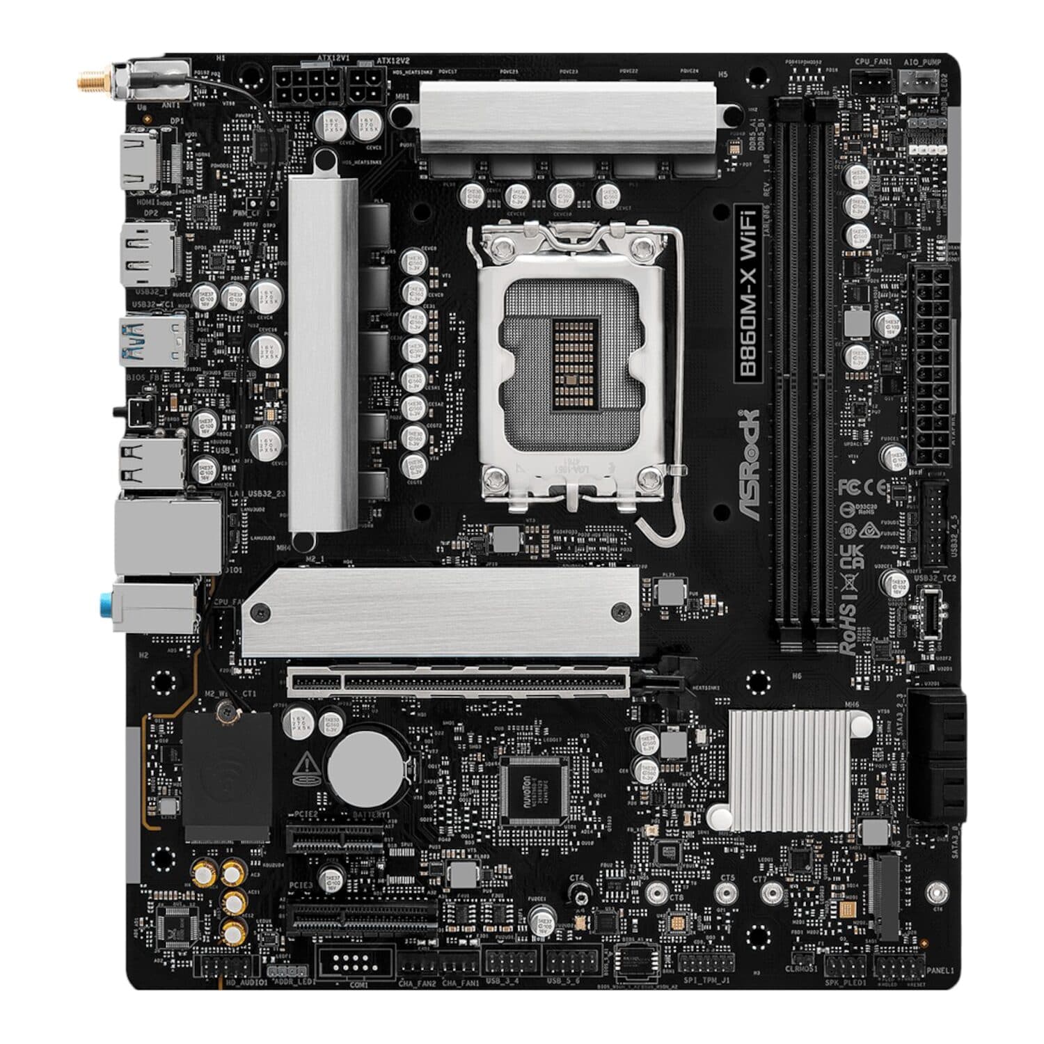 ASRock B860M-X WIFI Micro ATX DDR5 Motherboard (PCIe 5 and Wi-Fi 6E) image 3